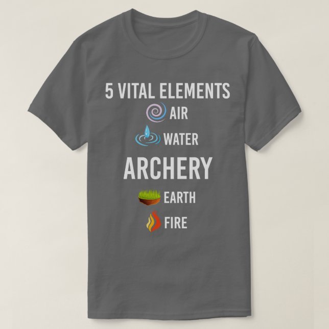 5 Elements Archery  T-Shirt (Design Front)