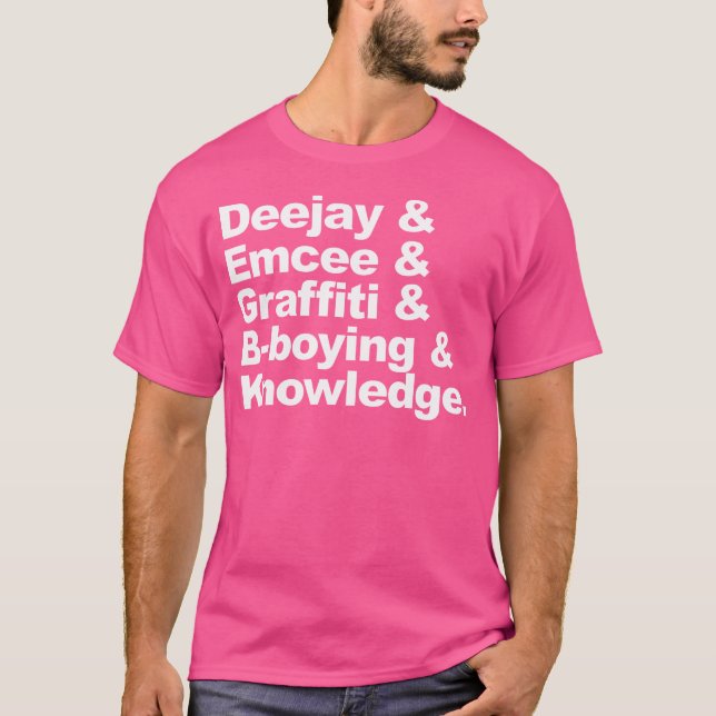 5 Elements Of Hip Hop T-Shirt (Front)
