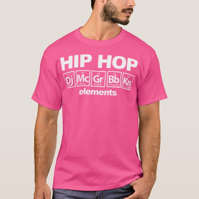 5 Elements Of Hip Hop T-Shirt (Front)
