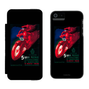 5 Gran Premio Internat'l Motorcycle Poster Incipio Watson™ iPhone 5 Wallet Case
