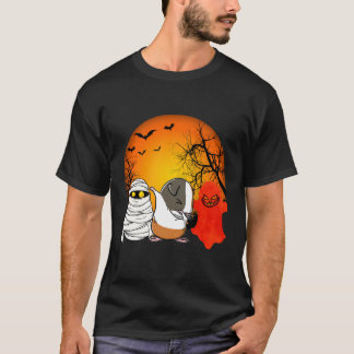 5 Guinea Pig Halloween Pumpkin T-Shirt