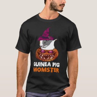 5 Guinea Pig Momster Pumpkin Monster Funny Hallowe T-Shirt