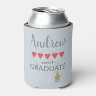 5 Heart Rated Graduate Can Cooler