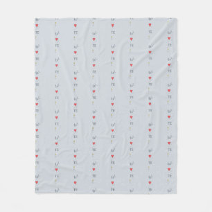 5 Heart Rated Graduate Fleece Blanket