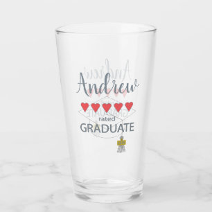 5 Heart Rated Graduate Glass