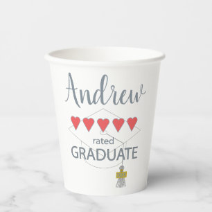 5 Heart Rated Graduate Paper Cups