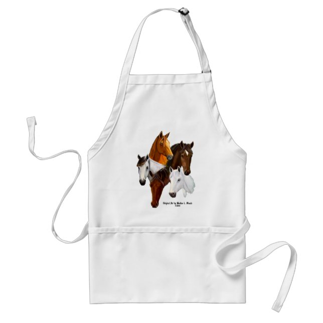 5 Horse Heads Standard Apron (Front)