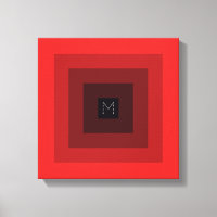 5-Level Red Inverted Pyramid Initial Personalised