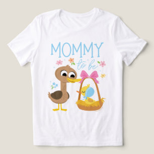 5 Little Ducks Mummy To Be - Boy Tri-Blend Shirt