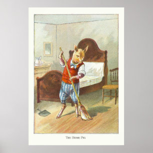 5 Little Pigs: The Home Pig Poster