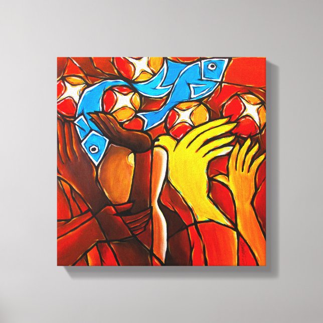 5 Loaves 2 Fishes Canvas Print (Front)