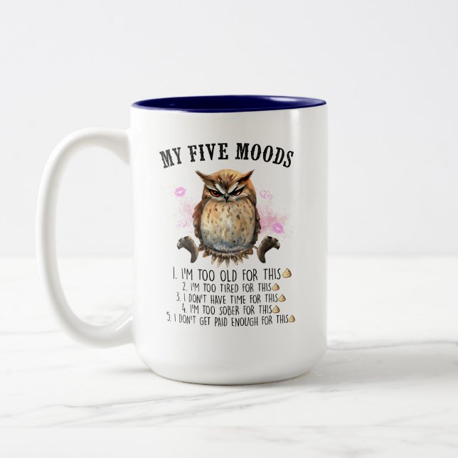 5 Moods Coffee Mug (Left)