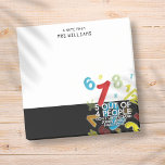 5 OUT OF 4 PEOPLE Math Quote Personalised Post-it Notes<br><div class="desc">Cool,  trendy math-inspired design for all lovers of math,  in short,  any math geek in your life (including you)! Designed by Thisisnotme©</div>
