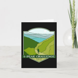 5-peak Challenge - Mission Trails Hiking  Card
