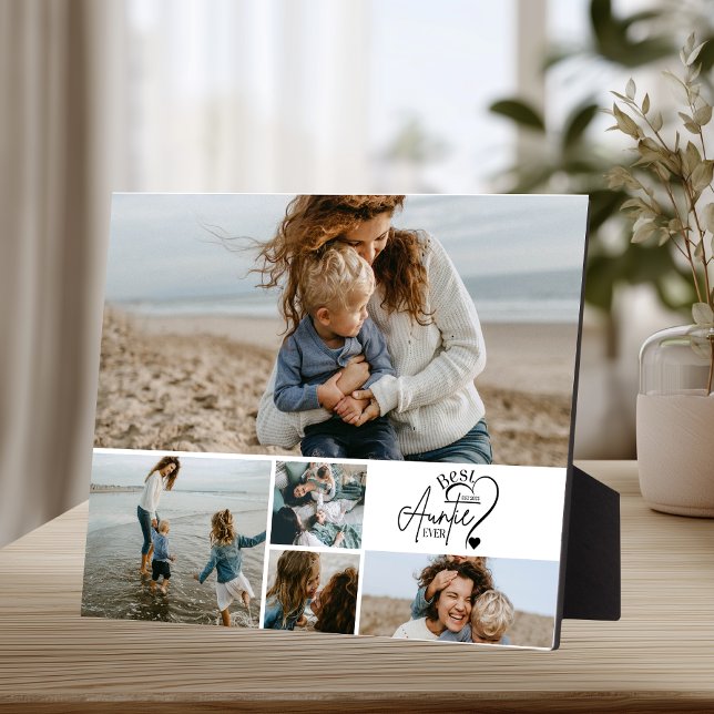 5 Personalised Best Aunt Photo Collage Plaque (Creator Uploaded)