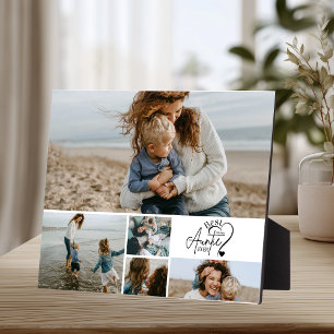 5 Personalized Best Aunt Photo Collage Plaque