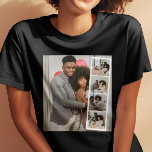 5 Photo Booth Modern Personalised T-Shirt<br><div class="desc">Five Photo Booth Modern Personalised t-shirt for you to customise with your own photographs from Ricaso  

 CHANGE THE SAMPLE PHOTOS TO YOUR OWN</div>