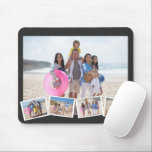 5 Photo Collage Template Personalised Mouse Pad<br><div class="desc">5 Photo Collage Template Personalised mousepad from Ricaso. Add your own photographs to this great collage layout. Designed with one main photo and four smaller images</div>