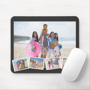 5 Photo Collage Template Personalised Mouse Pad