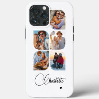 5 Photo Modern Trendy Simple Personalised Name