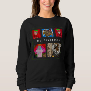 5-Photo Template: “My Favourites” Use Your Photos  Sweatshirt