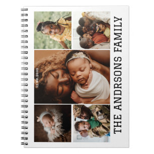 5 photos family Spiral Photo Notebook
