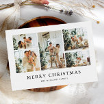 5 Photos Rustic Simple Minimal Budget Christmas Holiday Postcard<br><div class="desc">5 Photos Rustic Simple Minimal Budget Christmas Holiday Postcard</div>