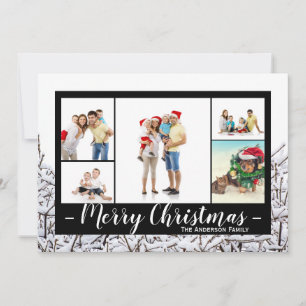 5 Photos Winter Snow - Christmas Card