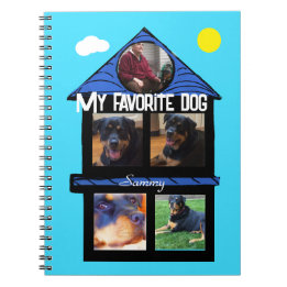 5-place Photo Slots Template Favourite Notebook