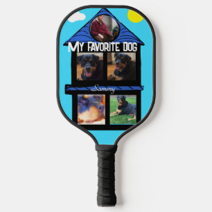 5-place Photo Slots Template Favourite Pickleball Paddle