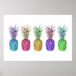 5 Pop Art Pineapples Print<br><div class="desc">5 Pop Art Pineapples Print</div>