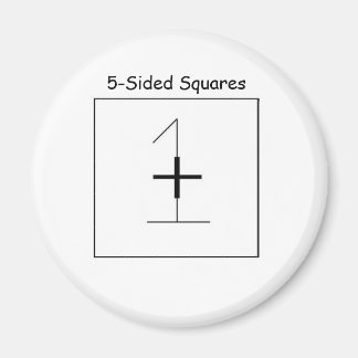 5-Sided Squares Official Refrigerator Magnet