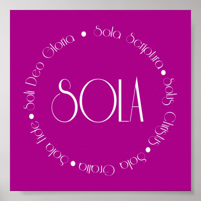 5 Solas Poster (Front)