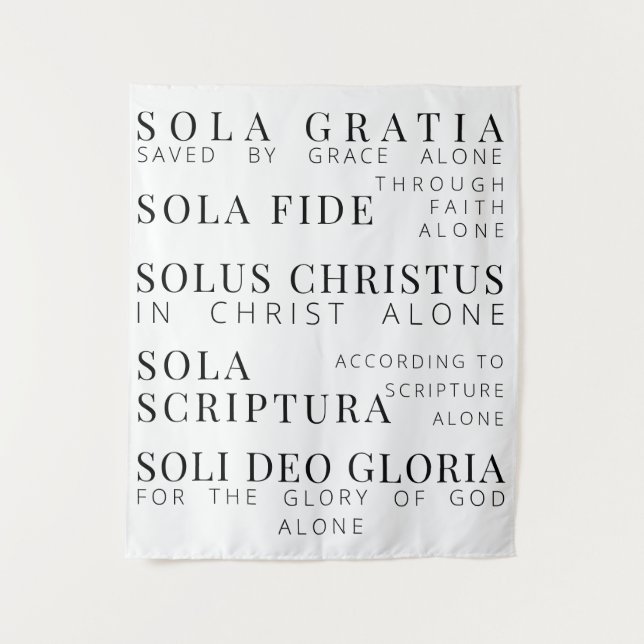 5 Solas Reformation Tapestry (Front)