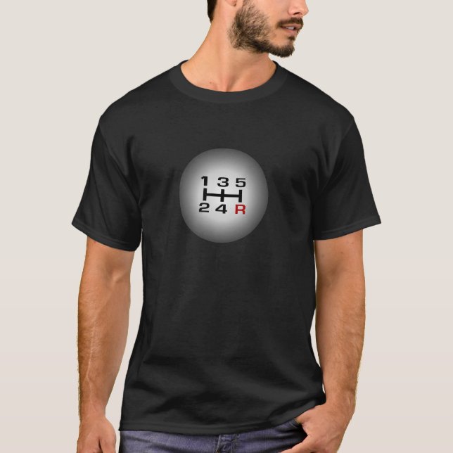5 SPEED SHIFT KNOB T-Shirt (Front)