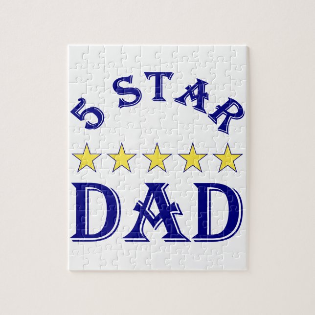 5 Star Dad Jigsaw Puzzle (Vertical)