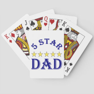 5 Star Dad Playing Cards