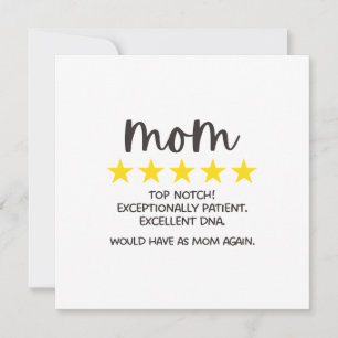 5 Star Mom Card