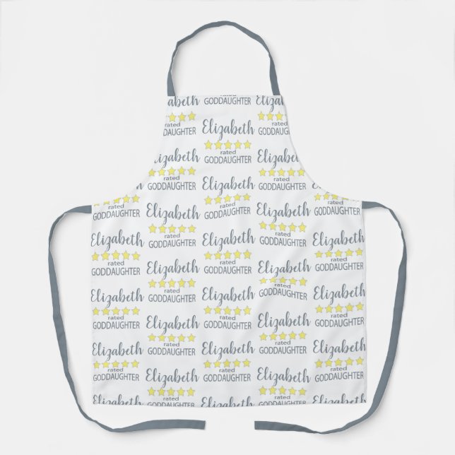 5 Star Rated Goddaughter Apron (Front)