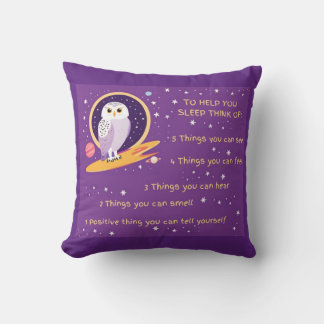 5 Step Mindfulness Cushion - Owl-t Logo Design