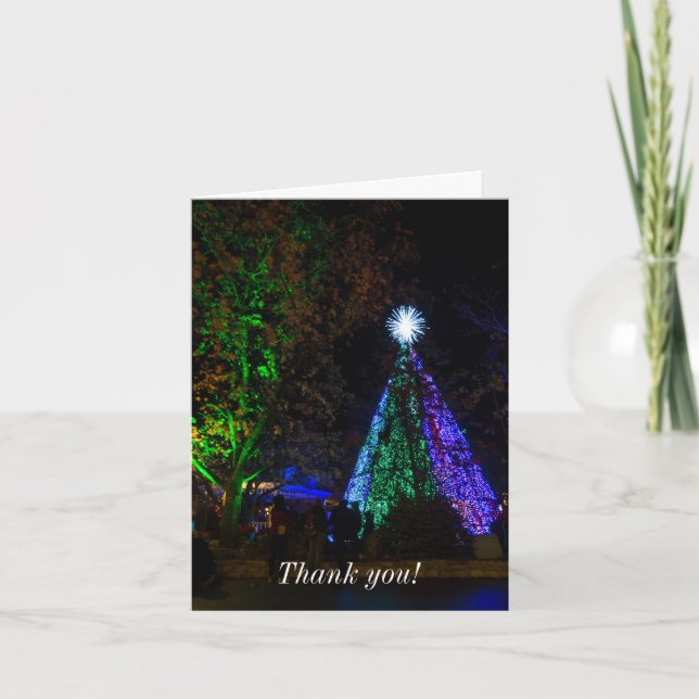 5 Story SDC Tree Night Thank You Card (Front)