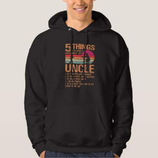 5 Things About My Uncle Father Day From Daughter Hoodie