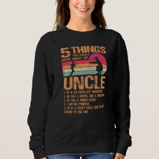 5 Things About My Uncle Father Day From Daughter Sweatshirt