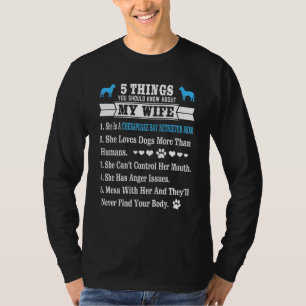 5 Things About My Wife Chesapeake Bay Retriever T-Shirt