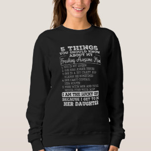 5 Things You Should Know About My Awesome Mum Moth Sweatshirt