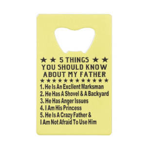 5 Things You Should Know About My Father #