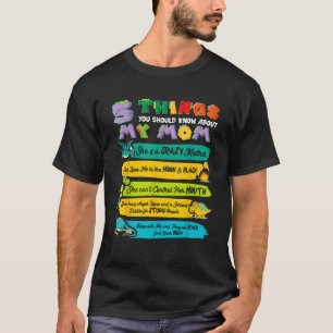 5 Things You Should Know About My Mum Family Dinos T-Shirt