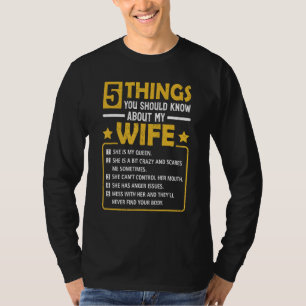 5 Things You Should Know About My Wife  Mommy T-Shirt