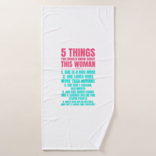 5 things you should know about this woman she is a bath towel