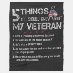 5 THINGS YOU SHOULD KNOW FLEECE BLANKET